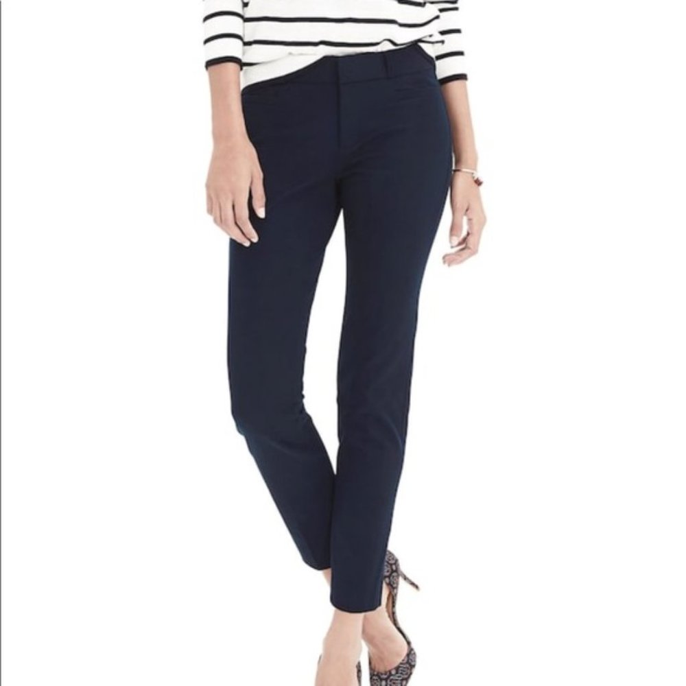 Banana Republic Sloan Slim Fit Ankle Stretch Pant, True Navy, Size 8